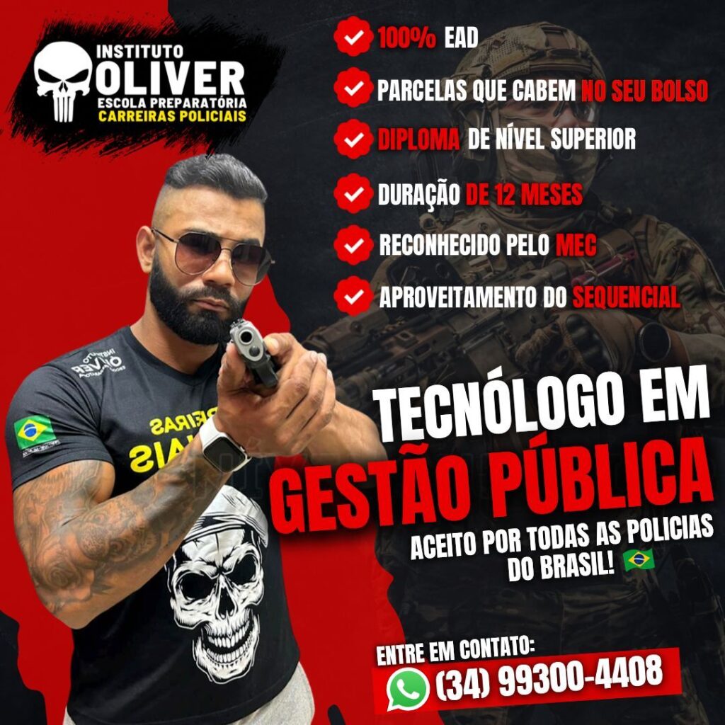Superior Tecnólogo de Gestão Pública 100% EAD em 12 meses - Instituto Óliver pdflivro.com.br