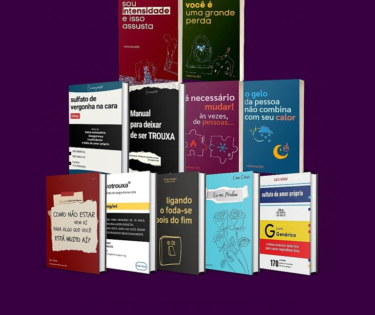 Pack 11 Livros de Relacionamentos – Caio César da Silva | Guia Completo
