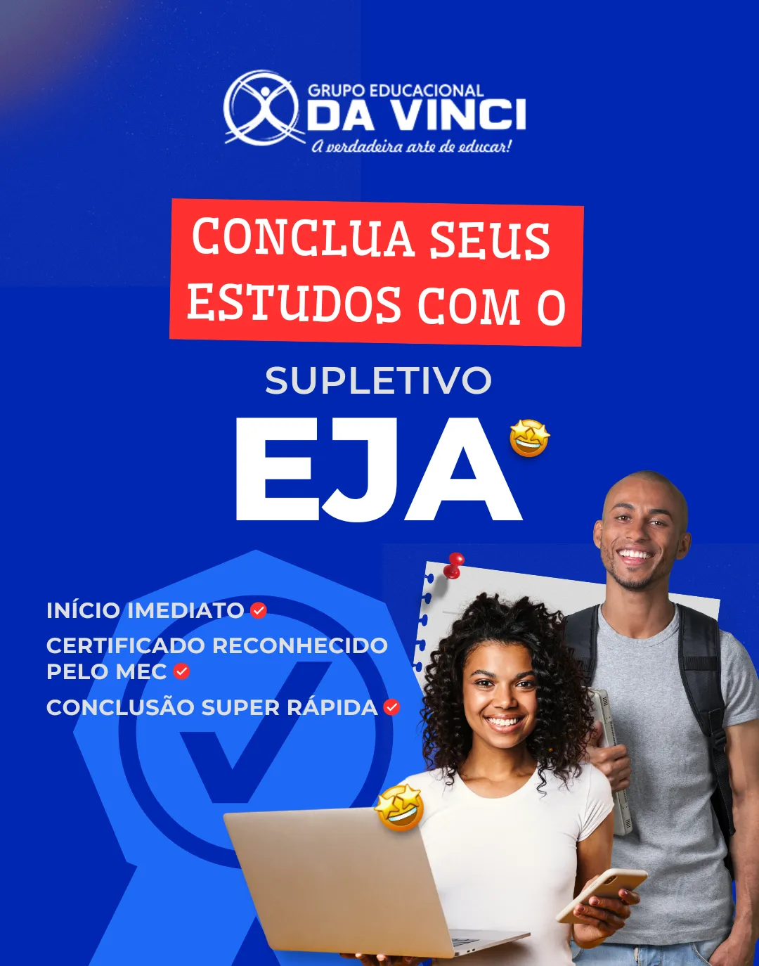Supletivo EJA EAD 2025 Colégio Da Vinci – Diploma Reconhecido pelo MEC pdflivro.com.br