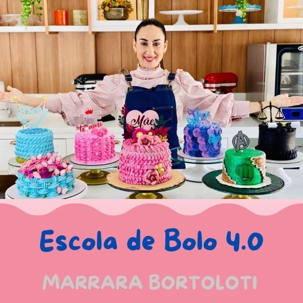 Escola de Bolo 4.0 by Marrara Bortoloti – Guia Técnico e Manual Passo a Passo para Confeitaria Profissional