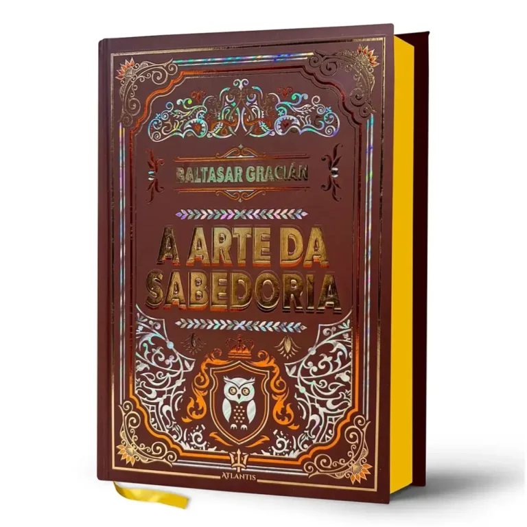 Capa do livro A Arte da Sabedoria em formato digital com capa dura