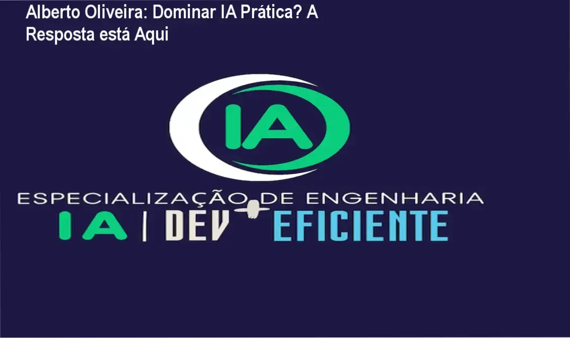 Capa do curso com título 'Engenharia de IA Eficiente' e ícone de certificação