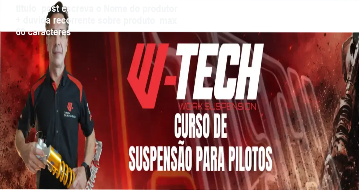 Alex Crepaldi ensinando regulagem prática de suspensão para motocicletas Off-Road