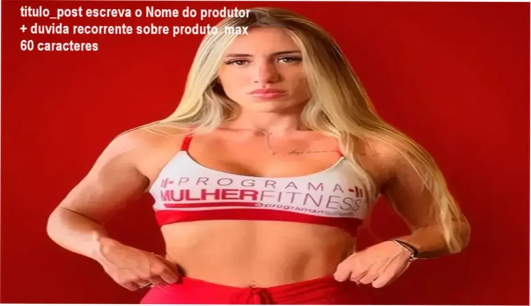Imagem da treinadora Amanda Biuger apresentando o Programa Mulher Fitness com foco em glúteos e emagrecimento