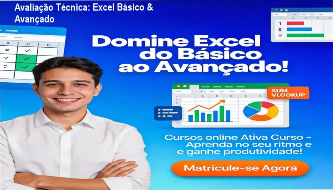 Guia explicativo sobre o produto digital Excel Básico & Avançado