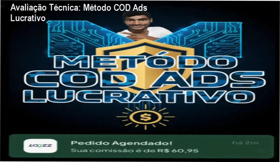 Guia explicativo sobre o produto digital Método COD Ads Lucrativo