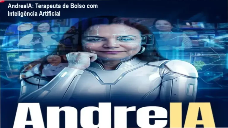 App AndreaIA com interface de chat para apoio emocional