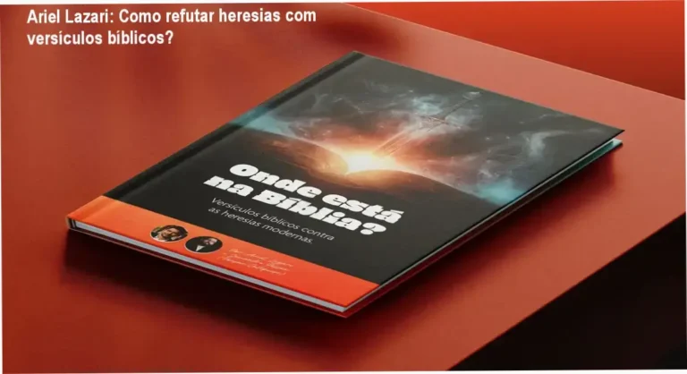 Capa do eBook Onde está na Bíblia de Ariel Lazari com versículos contra heresias