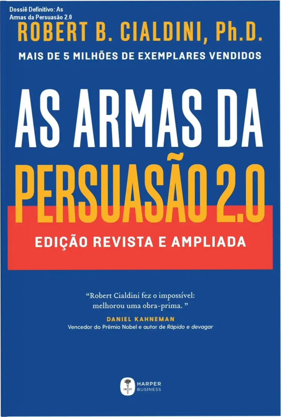 Capa digital do ebook As Armas da Persuasão 2.0, na nova edição ampliada