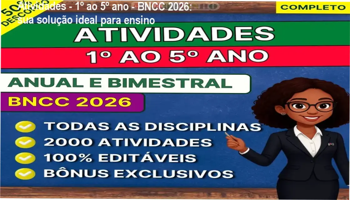 Imagem mostrando o checklist de planos educacionais do Atividades BNCC 2026
