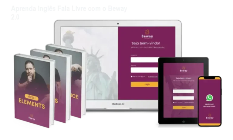 Curso Beway 2.0 de inglês com método completo, clique aqui para acessar