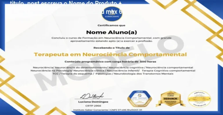Manus.interfaces com laptop e planos de estudo impressos, simbolizando formação profissional em neurociência aplicada