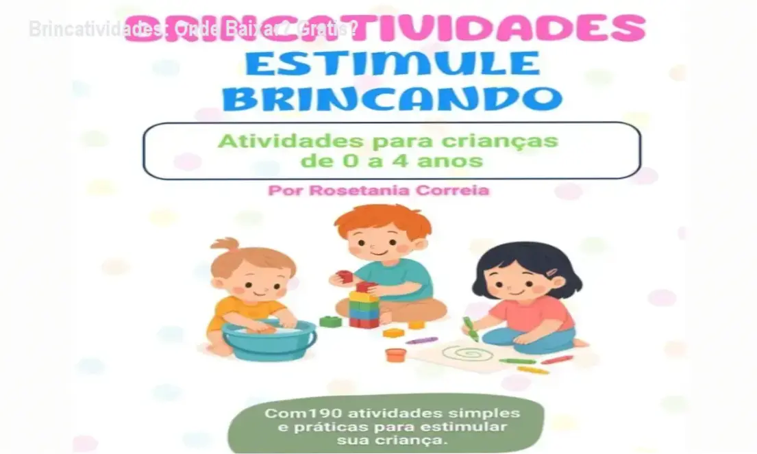 Infantil brincando com atividades do Guia Brincatividades