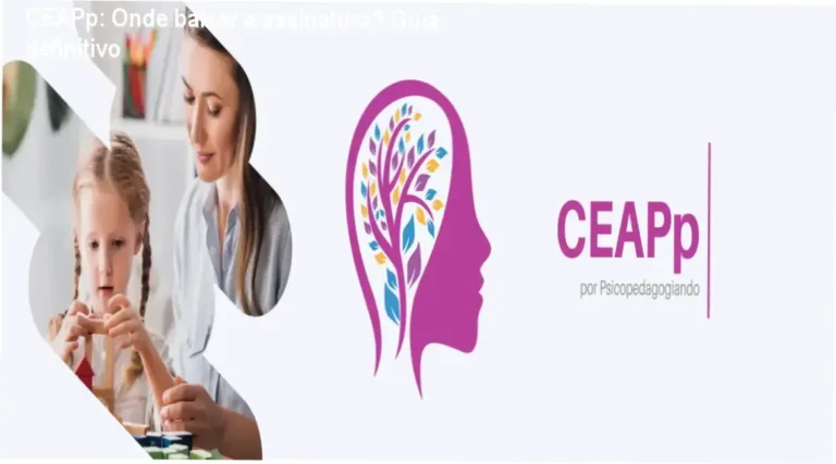 Tela da plataforma CEAPp mostrando acesso à biblioteca de conteúdos para psicopedagogia