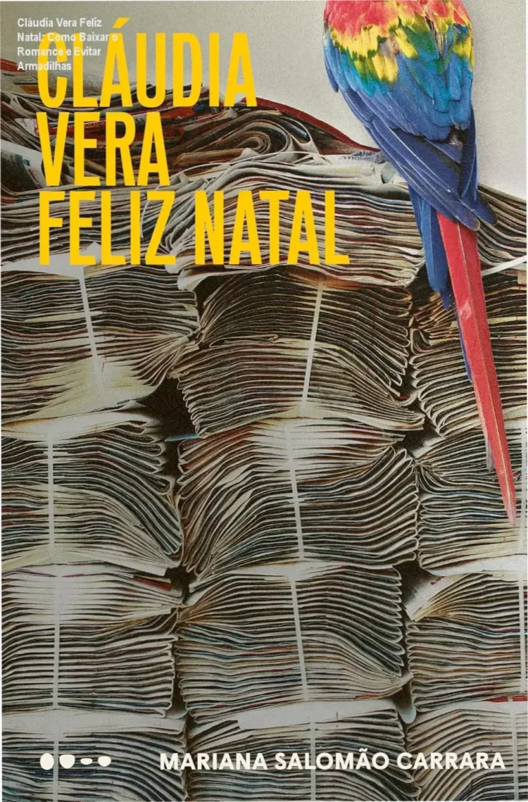 Capa oficial do romance Cláudia Vera Feliz Natal de Mariana Salomão Carrara