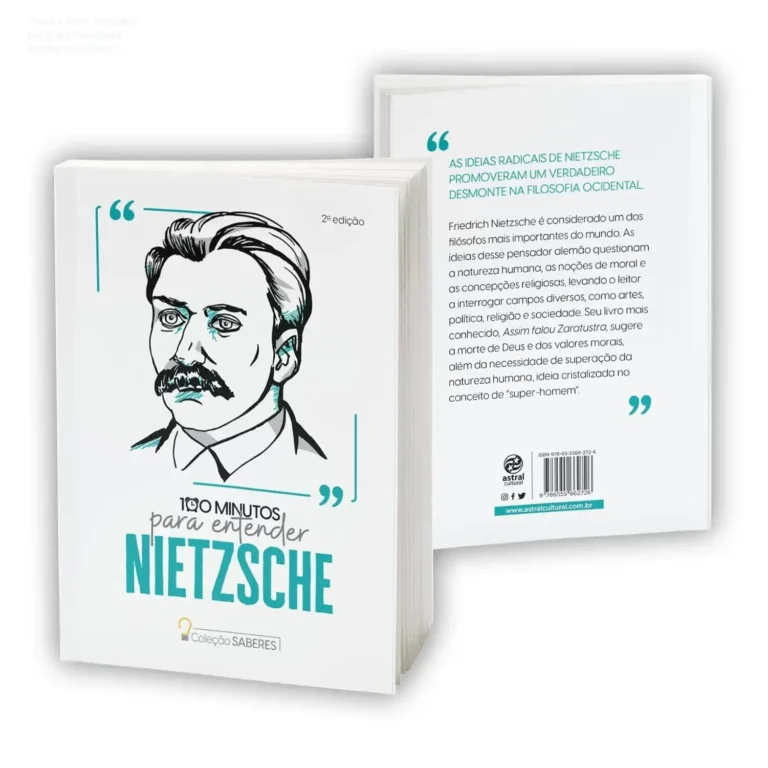 Portfólio de livros clássicos da filosofia e psicologia na coleção Saberes, ideal para entender a história da mente humana