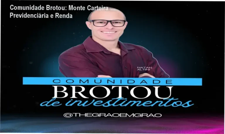Capa do ebook Comunidade Brotou mostrando como plantar a carteira previdenciária para renda passiva
