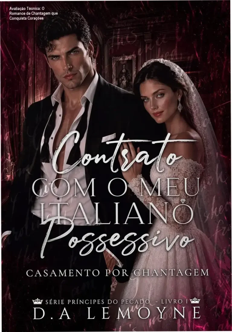Capa do livro Contrato com o meu Italiano Possessivo: Uma história envolvente de vingança, amor proibido e suspense na saga Príncipes do Pecado.