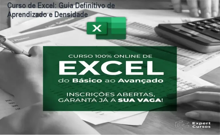 Imagem ilustrativa do Curso de Excel com ebook de aprendizado avançado