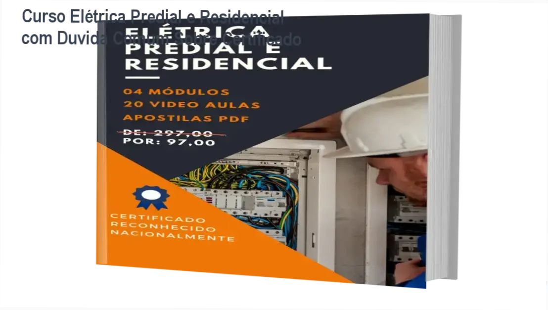 Aluno pronto para atuar com eletricidade residencial e predial com certificado em mãos