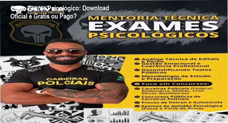 Capa do curso Seja Aprovado no Exame Psicológico de Mateus Oliver com ícone de download