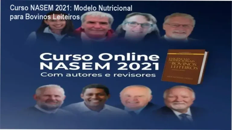 Capa do Curso Online NASEM 2021 com especialistas em nutrição de bovinos leiteiros