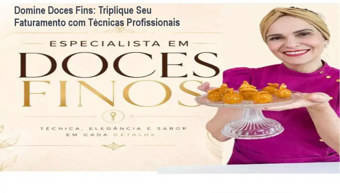 Chef Isis Alvarez demonstrando a criação de um bem casado fino na cozinha