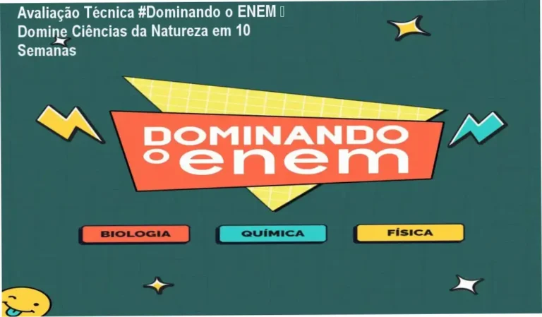 Apostila interativa do curso #Dominando o ENEM com título ISO-8859-1 convertido para caracteres padrão