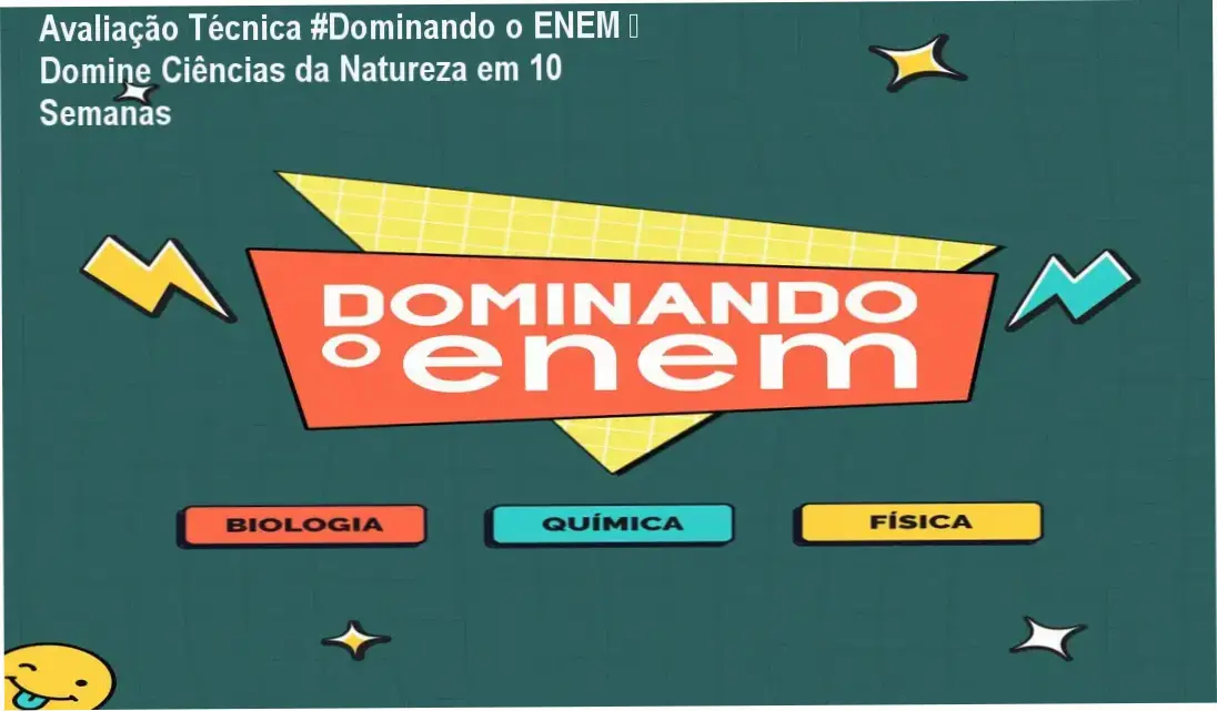 Apostila interativa do curso #Dominando o ENEM com título ISO-8859-1 convertido para caracteres padrão