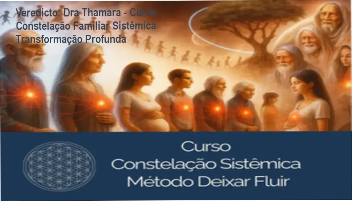 A Dra Thamara mostra um aluno em sessão de constelação familiar sistêmica, explorando raízes emocionais