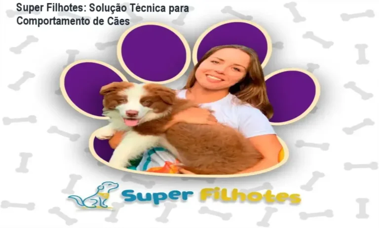 Educar filhote com o curso Super Filhotes: treinamento prático para comportamentos saudáveis.