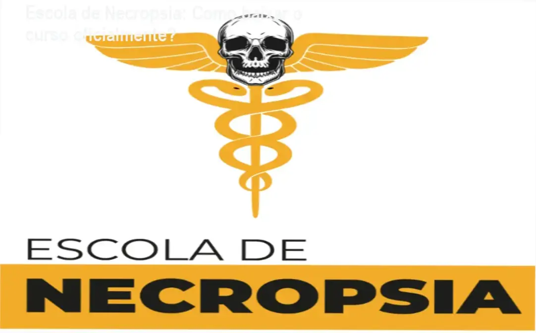 Página de download oficial do Curso Escola de Necropsia mostrando acesso ao conteúdo.