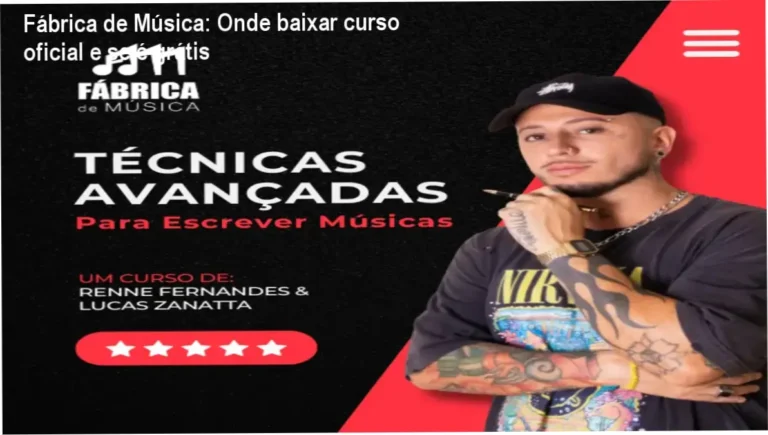 Capa do curso Fábrica de Música de Renne Fernandes na plataforma Hotmart
