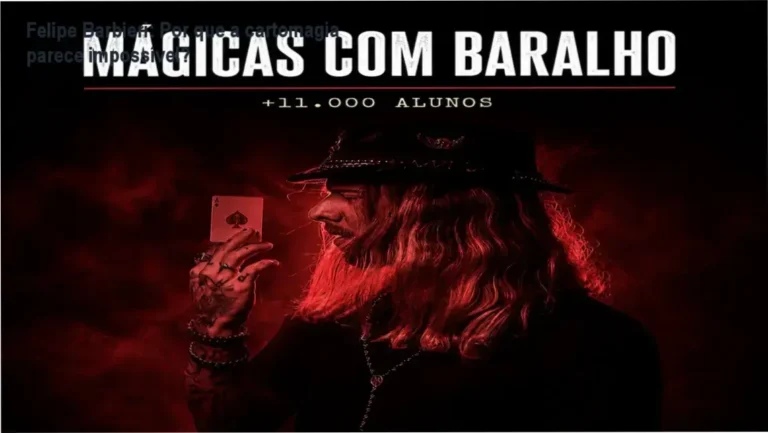 Felipe Barbieri ensina cartomagia avançada no curso online