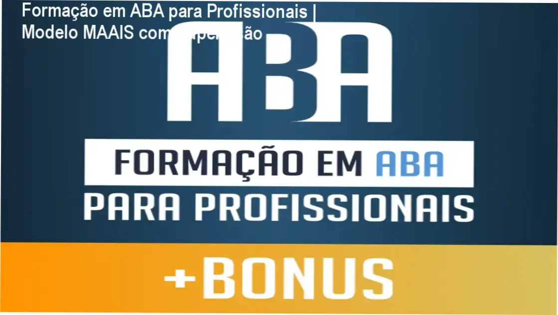 Profissional de ABA usando o MAAIS com supervisão mensal e análise de dados automatizada