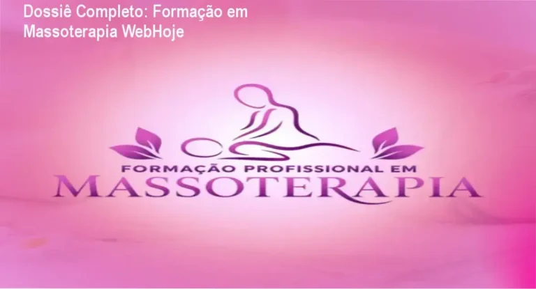 Profissional realizando manobras de massagem terapêutica demonstrando as técnicas do curso