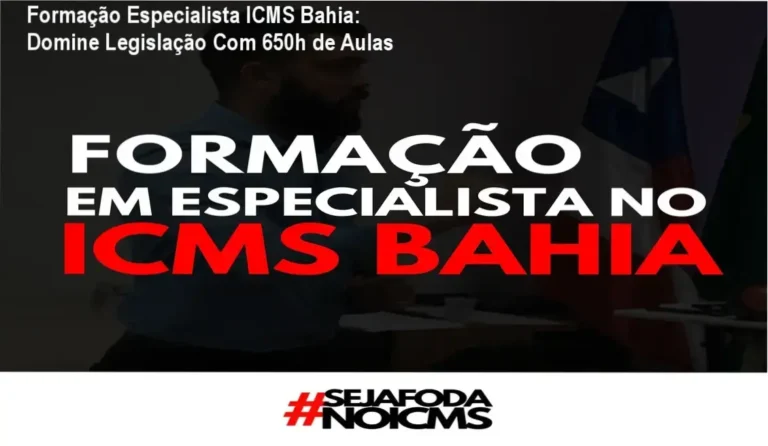 Profissional de contabilidade estuda materiais didáticos do curso FEI ICMS Bahia em plataforma digital