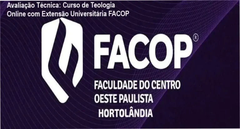 Curso de teologia online com certificação em extensão universitária FACOP e Instituto Missionário Metanoia
