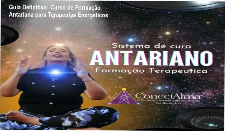 Imagem ilustrativa com símbolos do Sistema Antariano e uma mesa sagrada para representação de terapias energéticas multidimensionais