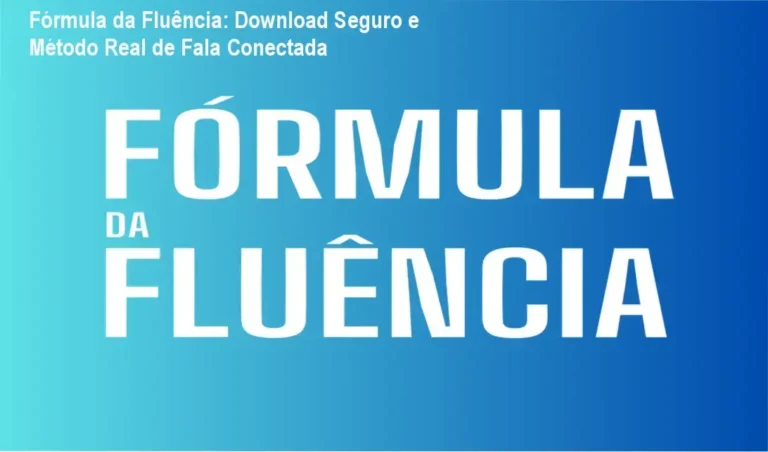 Imagem do curso Fórmula da Fluência mostrando aulas de fala conectada e técnica de repetição espaçada.