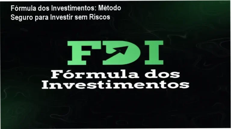 Capa do ebook Fórmula dos Investimentos com extrados do método FDI para investimento seguro