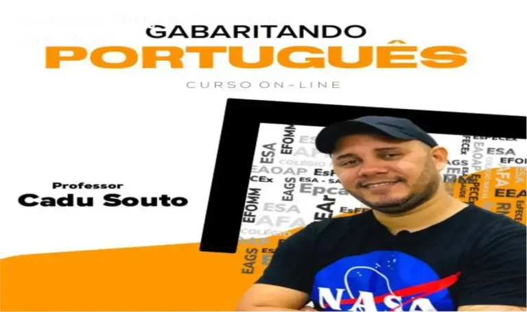 Imagem ilustrando o acesso ao curso Gabaritando Português na plataforma Hotmart