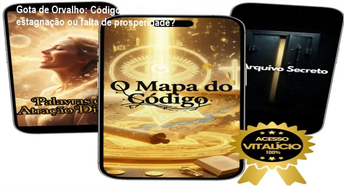 Capa do curso O Código de Deus com elementos de prosperidade e autoconhecimento