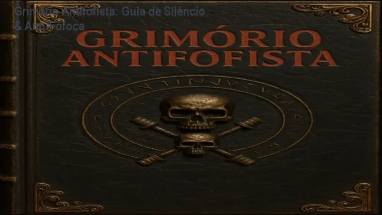 E‑book Grimório Antifofista com estratégias anti‑fofoca