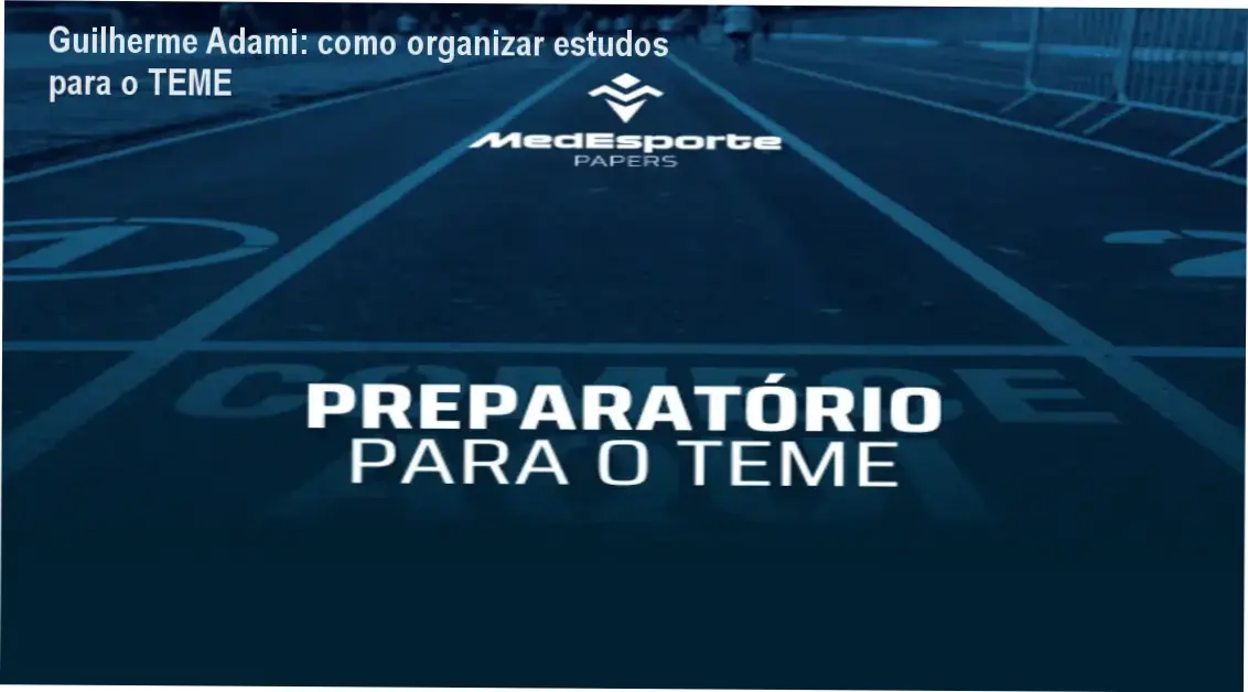 Guilherme Alfonso Vieira Adami apresenta o Preparatório para o TEME