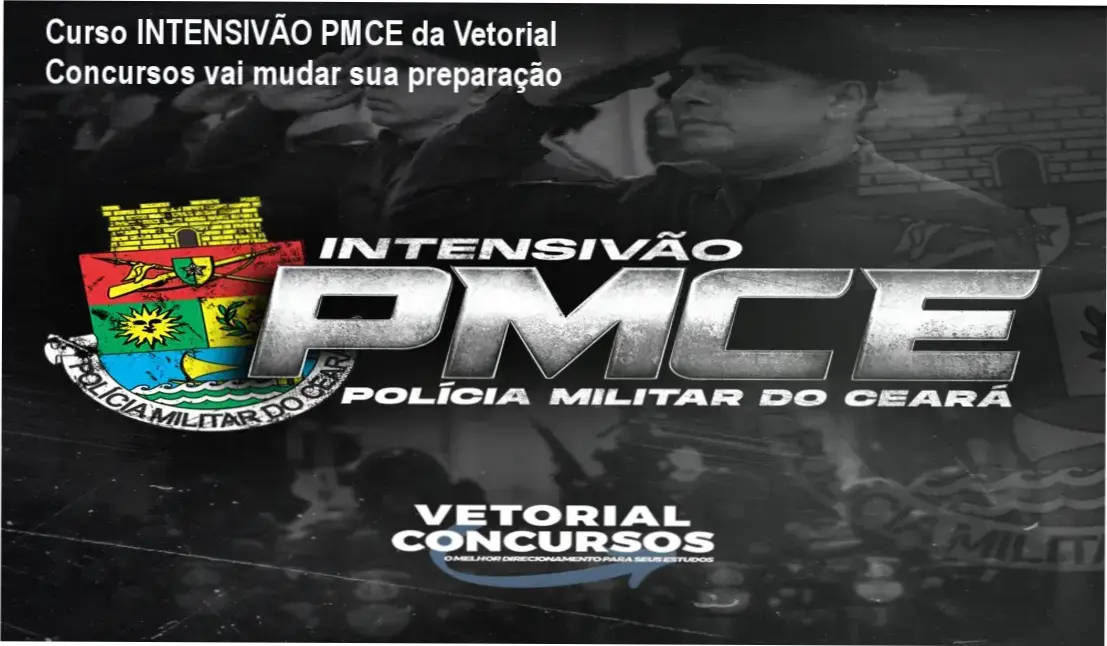 Curso INTENSIVÃO PMCE com PDFs Mágicos e instruções de acesso enviadas por e-mail pela Hotmart