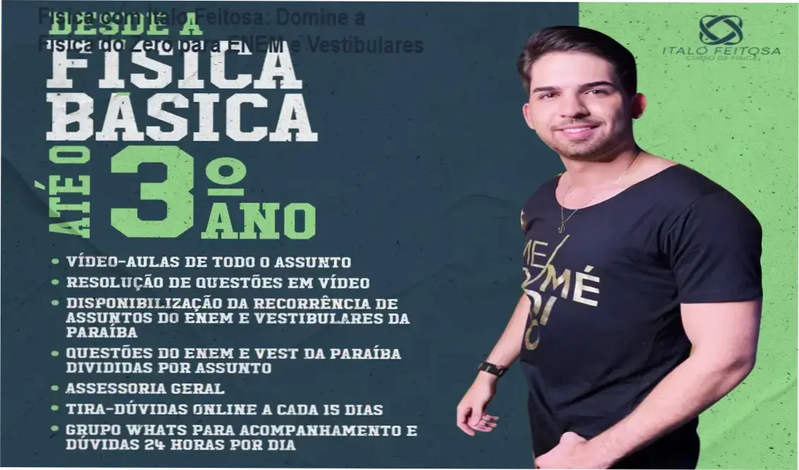 Alunos de Física com Ítalo Feitosa resolvendo exercícios práticos online