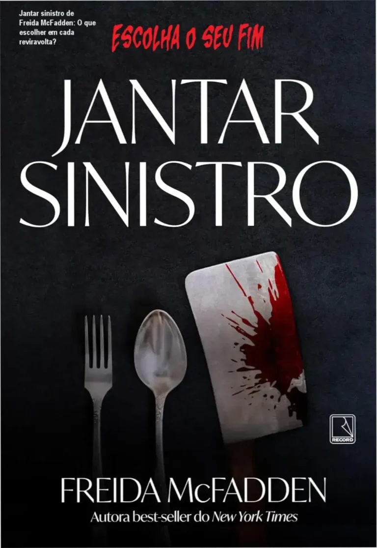 Capa do livro Jantar Sinistro de Freida McFadden editado pela Record