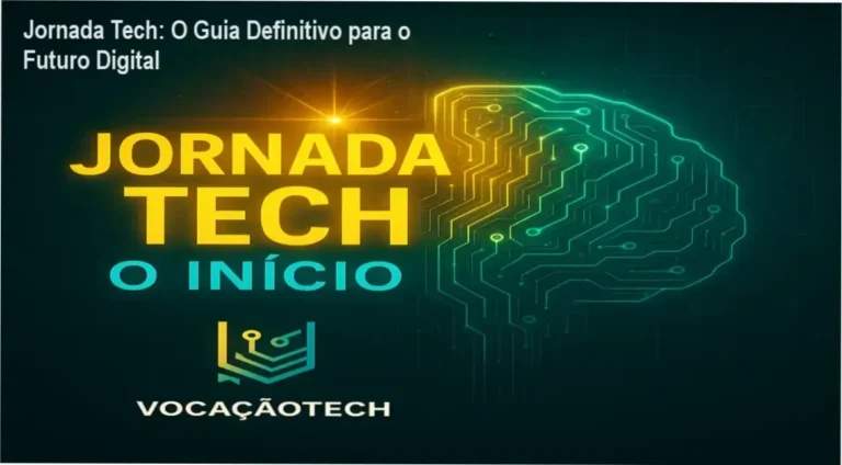 Representação visual do curso Jornada Tech focado em educação tecnológica e inteligência artificial para jovens