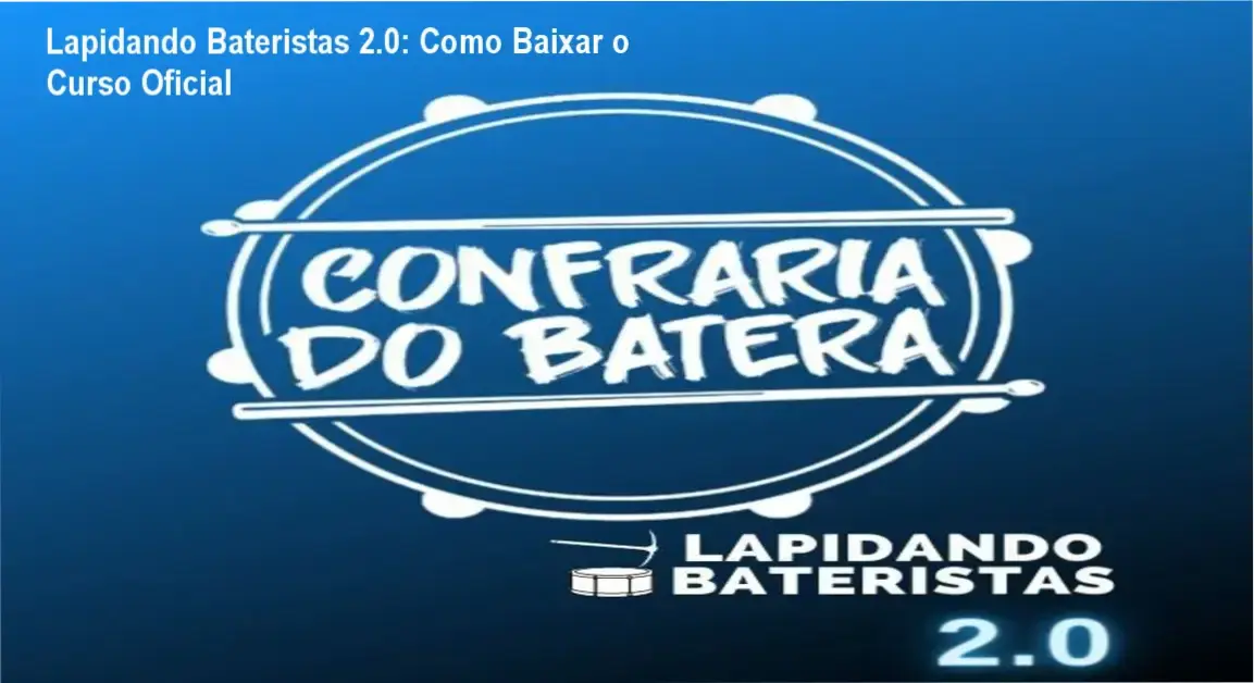 Tela da plataforma Hotmart exibindo o acesso ao curso Lapidando Bateristas 2.0 de Alan Rocha